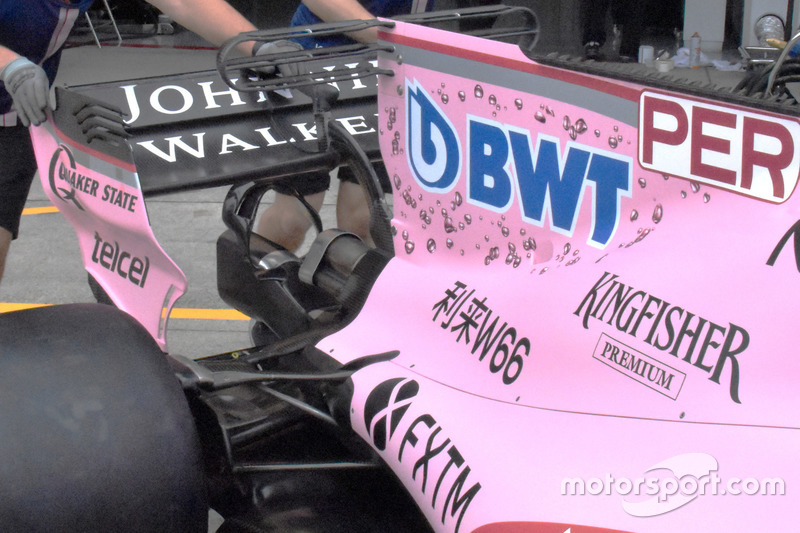 Sahara Force India VJM10, monkey seat