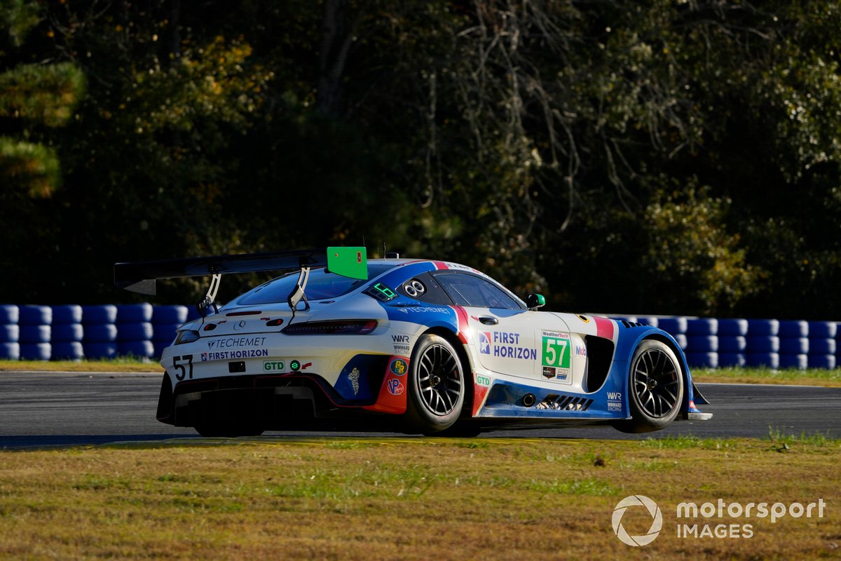 #57 Winward Racing Mercedes-AMG GT3, GTD: Russell Ward, Philip Ellis, Maro Engel