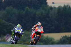 Dani Pedrosa, Repsol Honda Team e Valentino Rossi, Yamaha Factory Racing