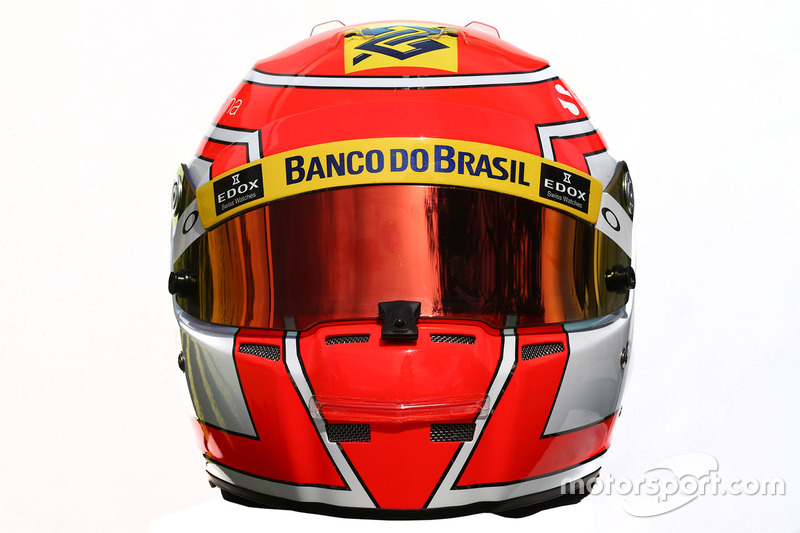 El casco de Felipe Nasr, Sauber
