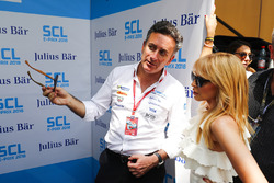 Alejandro Agag, Formula E CEO, CEO, Formula E talks to singer Kylie Minogue