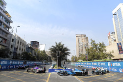 Алекс Линн, DS Virgin Racing, Николя Прост, Renault e.Dams, и Оливер Тёрви, NIO Formula E Team
