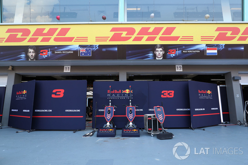 Red Bull Racing garage
