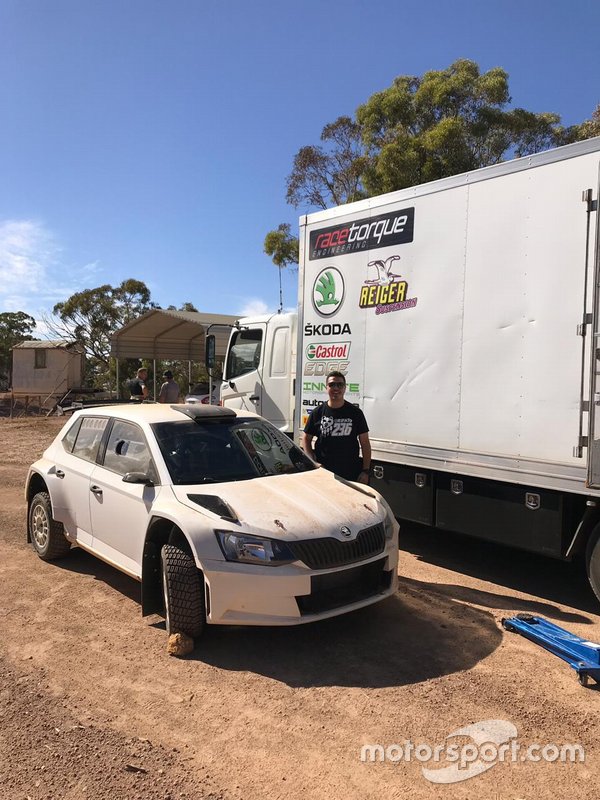 Rifat Sungkar dengan Skoda Fabia R5