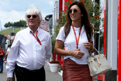 Bernie Ecclestone, Formula 1 fahri başkanı ve eşi