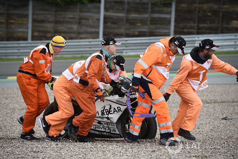 После аварии: Альваро Баутиста, Aspar MotoGP Team