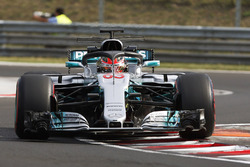 George Russell, Mercedes F1 W08, con l'halo