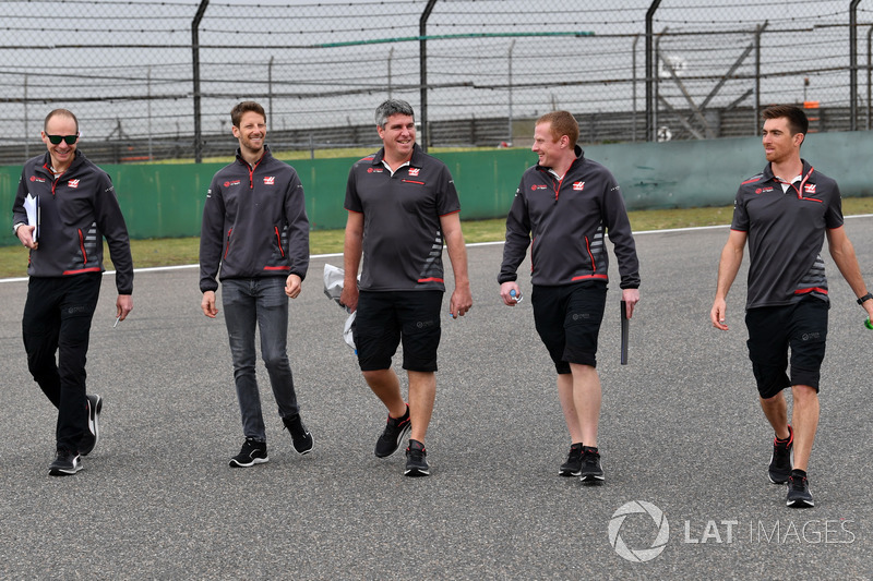 Ромен Грожан, Haas F1 Team, йде треком