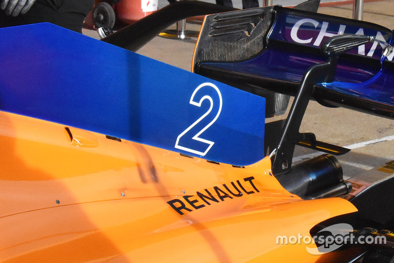 McLaren MCL33 arka detayı