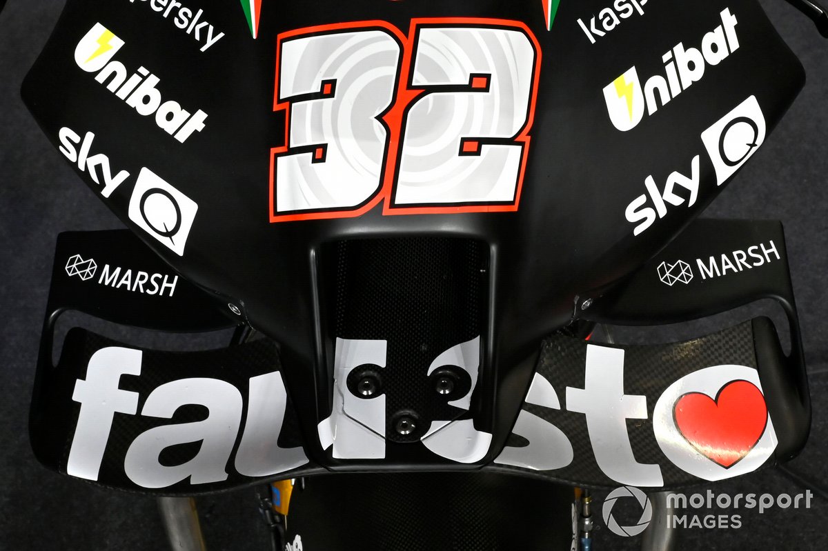 Tribute untuk Fausto Gresini pada motor Aprilia Racing Team Gresini