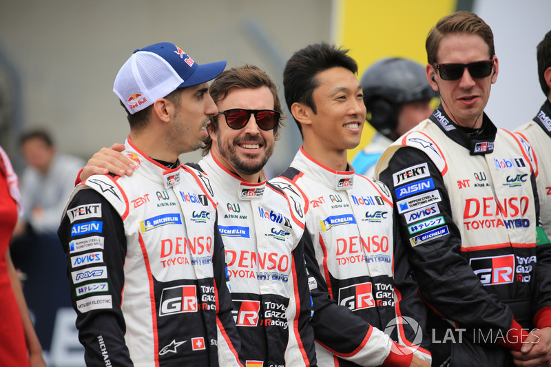 #8 Toyota Gazoo Racing Toyota TS050: Sébastien Buemi, Kazuki Nakajima, Fernando Alonso