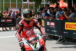Chaz Davies, Aruba.it Racing-Ducati SBK Team parc ferme