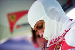Sebastian Vettel, Ferrari op de grid