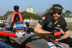 Robert Wickens, DTM-Fahrer, und James Hinchcliffe, Schmidt Peterson, Honda