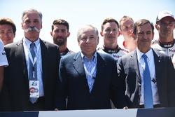 Chase Carey, FOM CEO, Jean Todt, FIA Başkanı, Pierre Fillon, ACO Başkanı