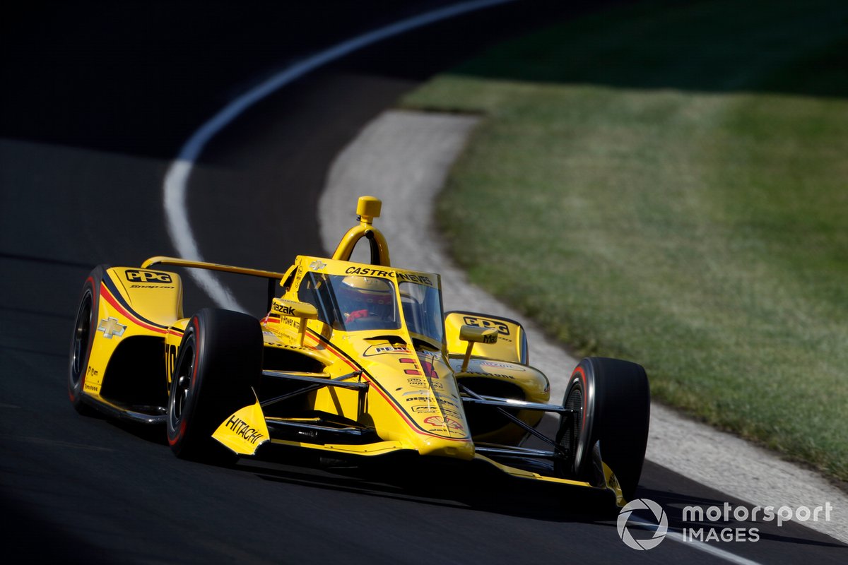 P28 Helio Castroneves, Team Penske Chevrolet