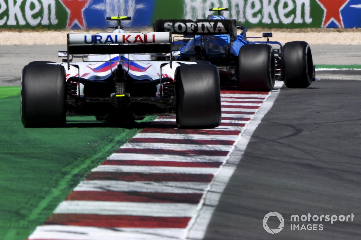 Nicholas Latifi, Williams FW43B, Mick Schumacher, Haas VF-21