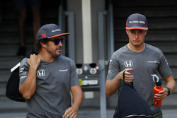 Fernando Alonso, McLaren and Stoffel Vandoorne, McLaren