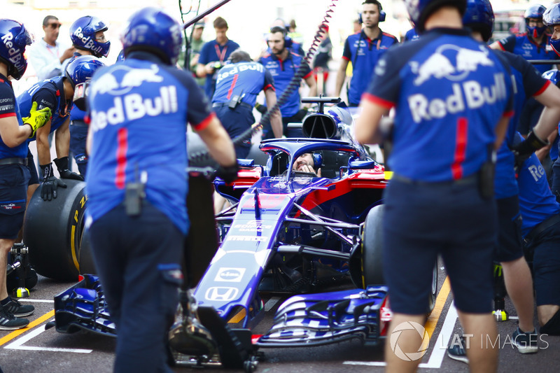Simulation d'arrêt au stand pour Toro Rosso