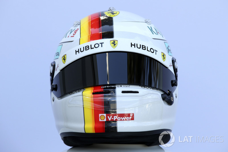 Casco de Sebastian Vettel, Ferrari