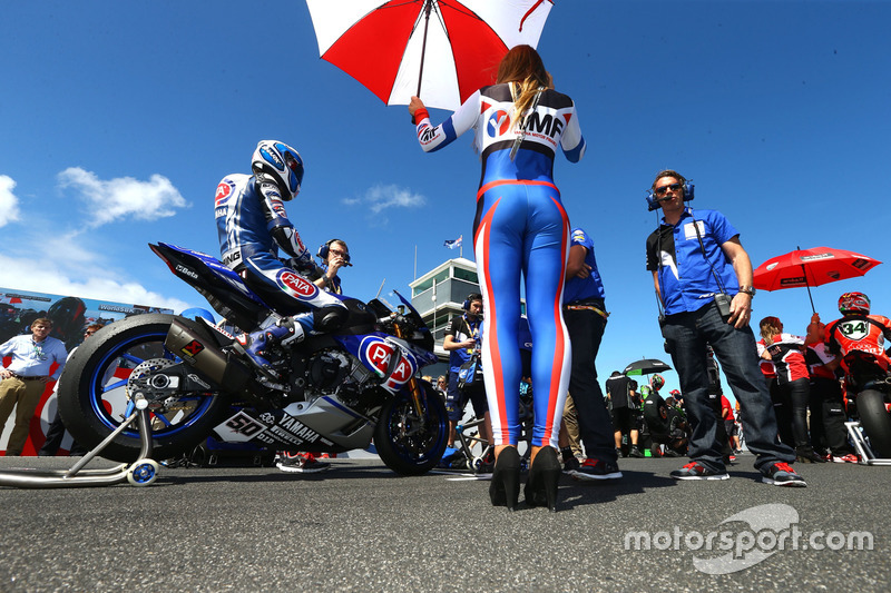 Sylvain Guintoli, Pata Yamaha sulla griglia di partenza