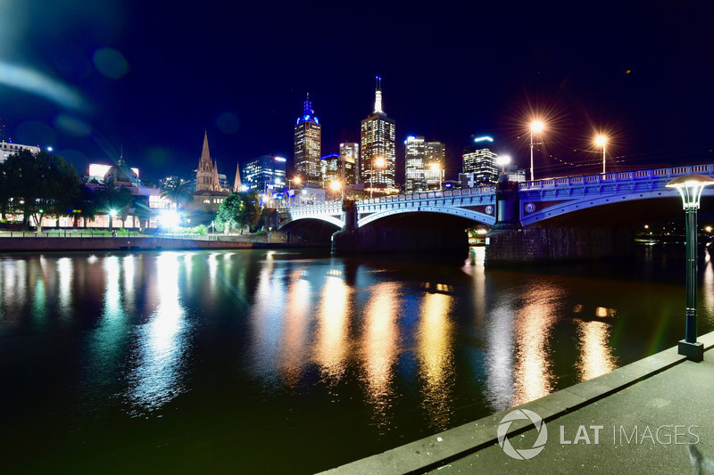Atmosfer Melbourne şehir genel görünüm