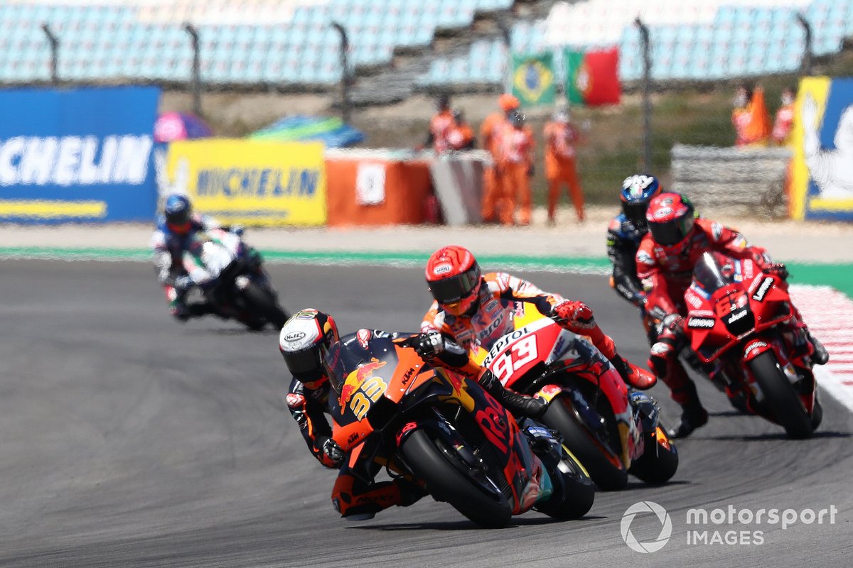 Brad Binder, Red Bull KTM Factory Racing, Marc Marquez, Repsol Honda Team, Francesco Bagnaia, Ducati Team