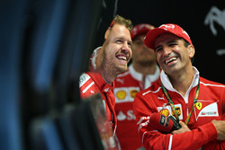 Sebastian Vettel, Ferrari and Marc Gene, Ferrari