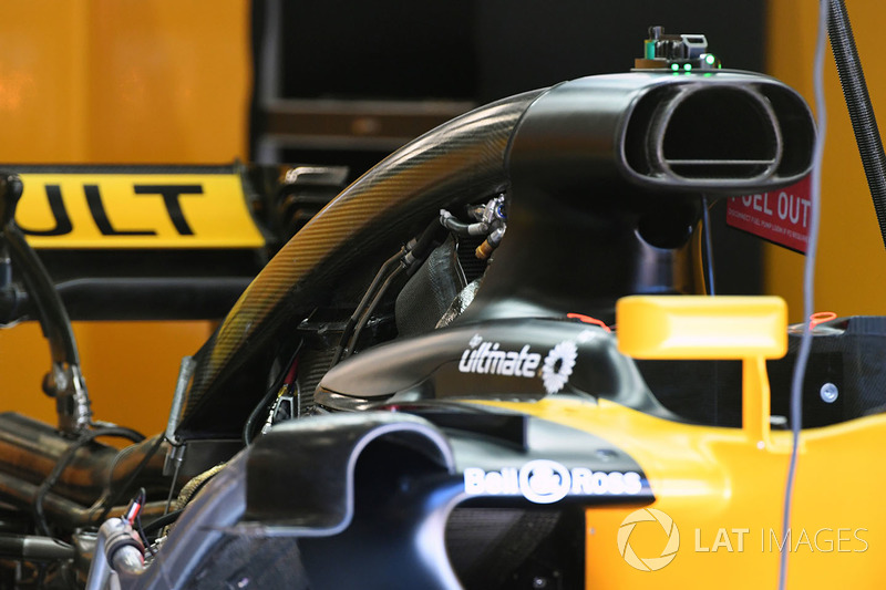 Renault Sport F1 Team hava girişi detayı