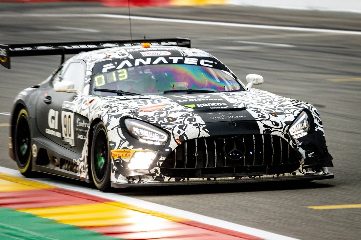 #90 Madpanda Motorsport Mercedes-AMG GT3: Ricardo Sanchez, Ezequiel Perez Companc, Patrick Kujala, Rik Breukers