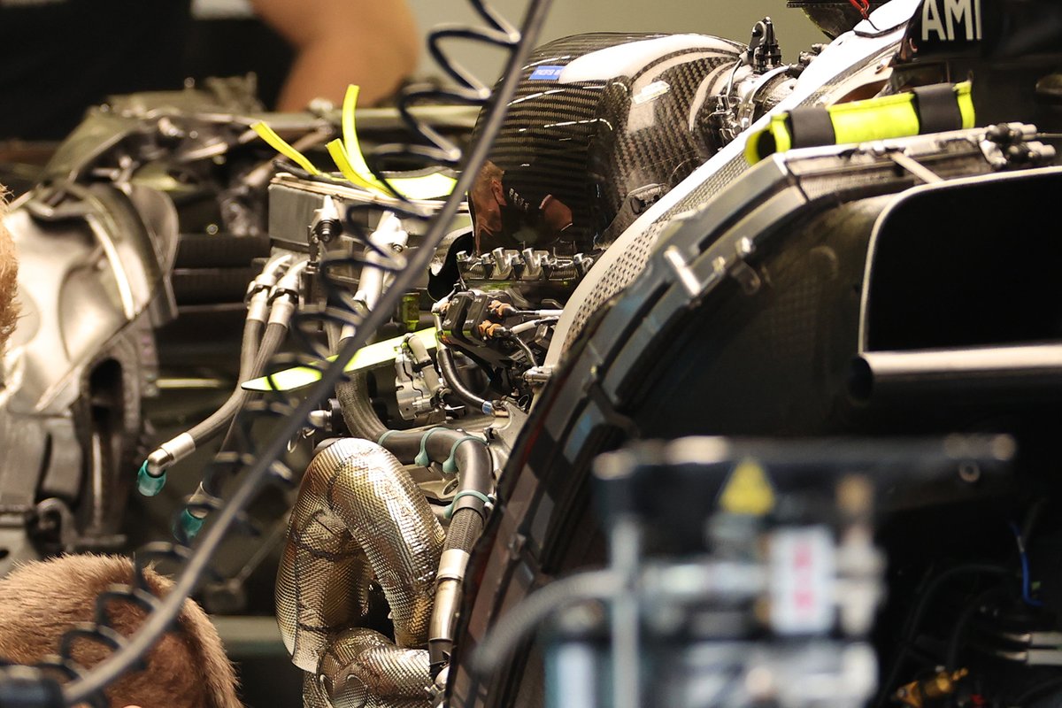 Mercedes W12: ecco la power unit montata da Lewis Hamilton