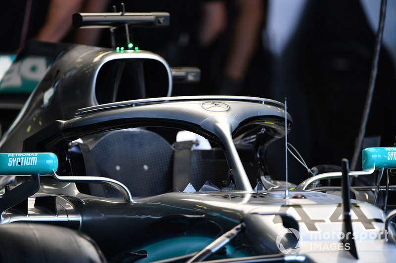 Halo на Mercedes AMG F1 W10