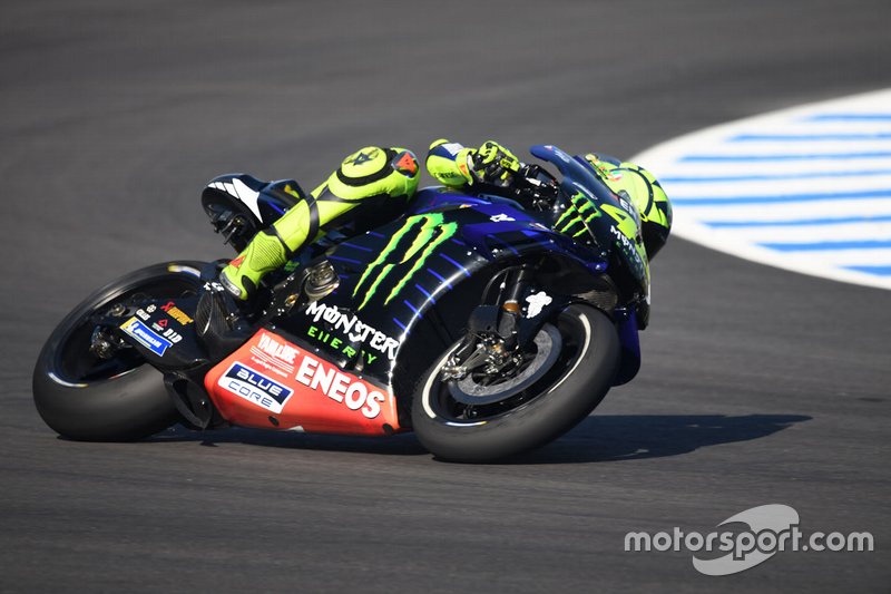 Valentino Rossi schaffte am Freitag nicht den Sprung unter die besten Zehn