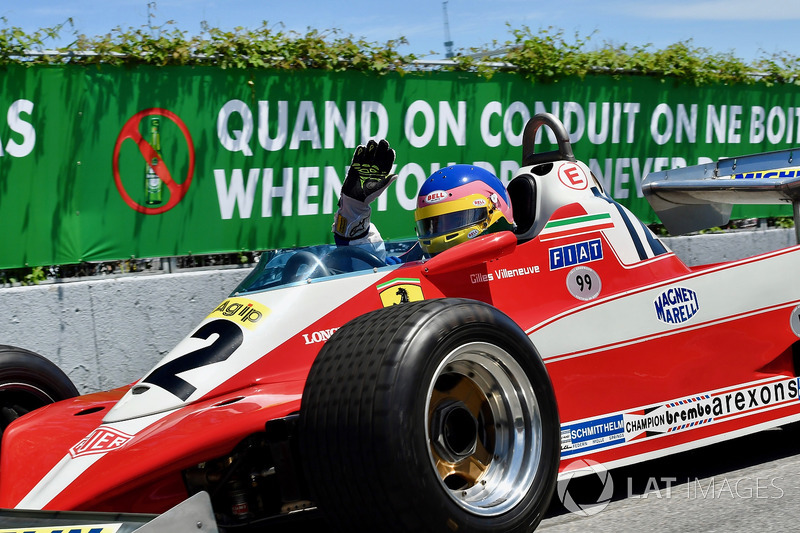 Жак Вільньов за кермом Ferrari 312T3 1978 року Жиля Вільньова