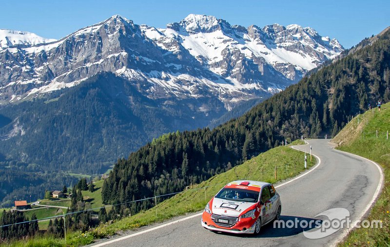 Sacha Althaus, Lisiane Zbinden, Peugeot 208 R2, Lugano Racing Team