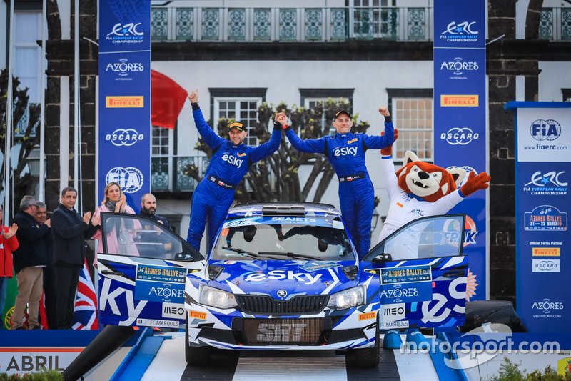 Łukasz Habaj, Daniel Dymurski, Skoda Fabia R5, Azores Rallye