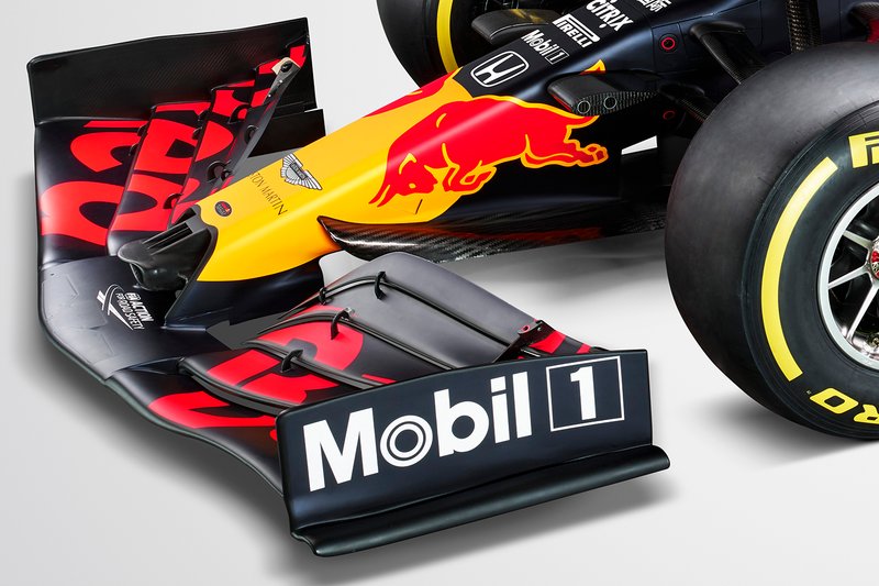 Red Bull Racing RB16: az első szárny az upwash-filozófiával