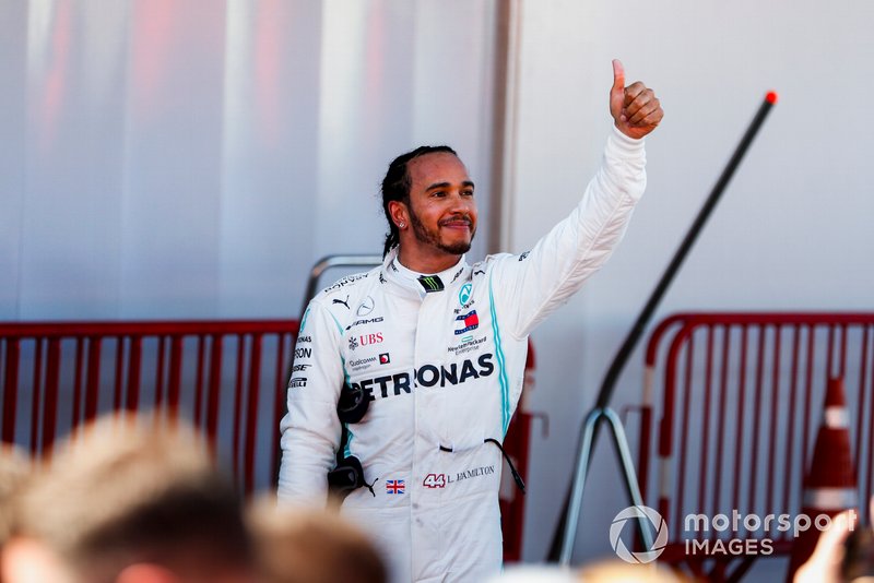 Победитель Льюис Хэмилтон, Mercedes AMG F1