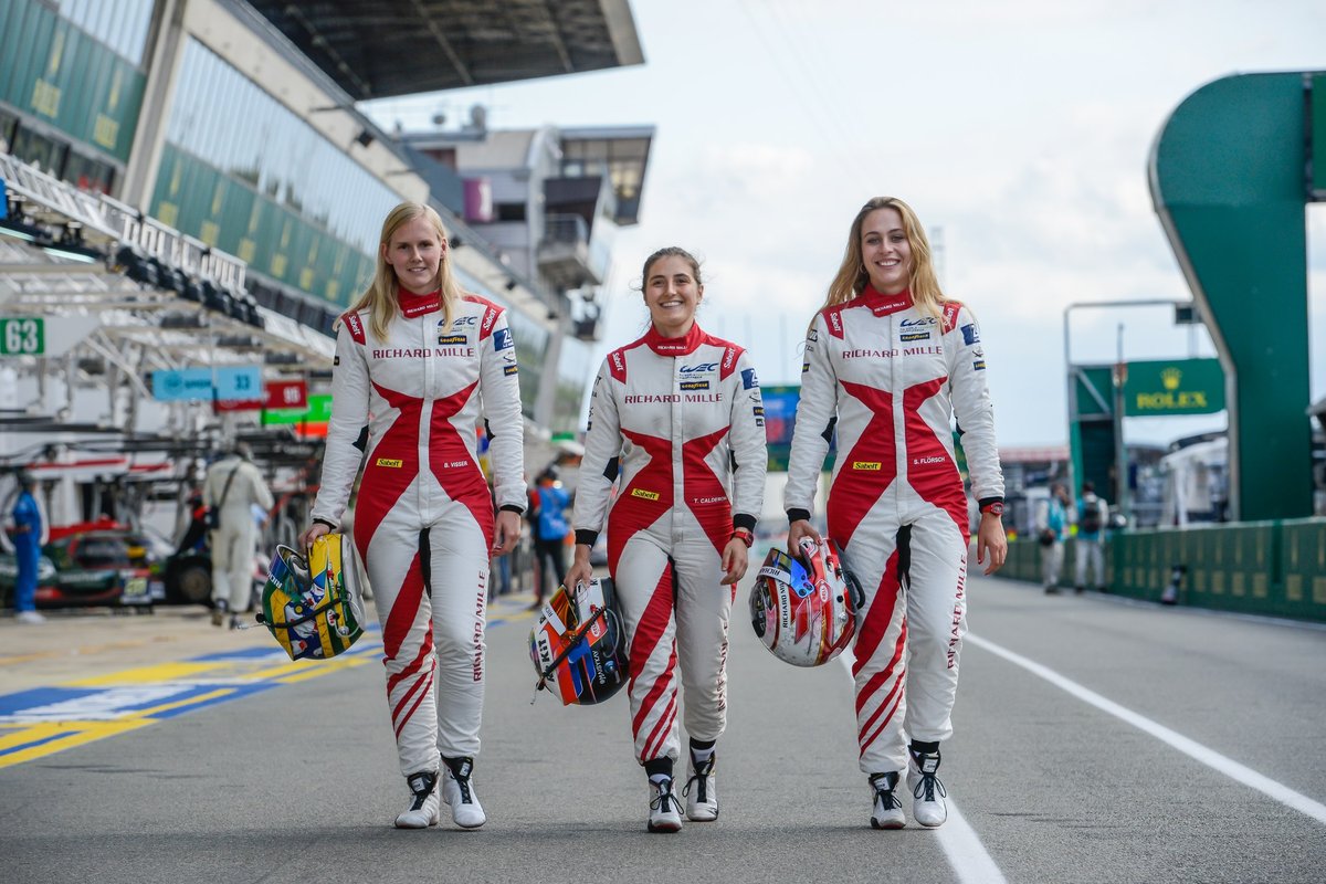 #1 Richard Mille Racing Team Oreca 07 - Gibson LMP2, Tatiana Calderon, Sophia Florsch, Beitske Visser
