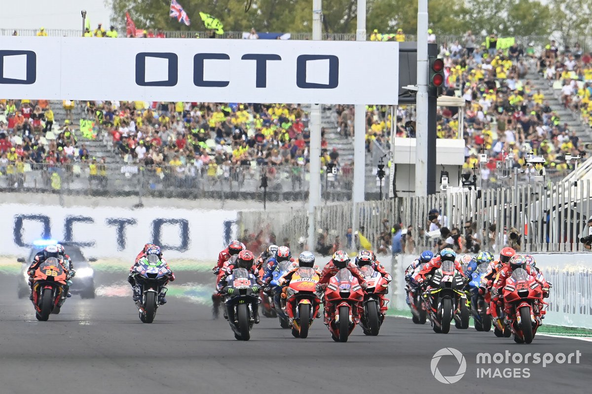 Start balapan MotoGP San Marino 2021 di Sirkuit Misano