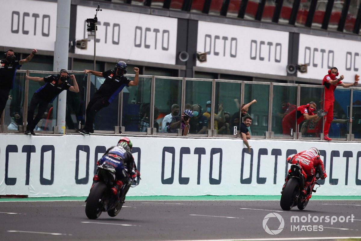 Francesco Bagnaia, Ducati Team Fabio Quartararo, Yamaha Factory Racing
