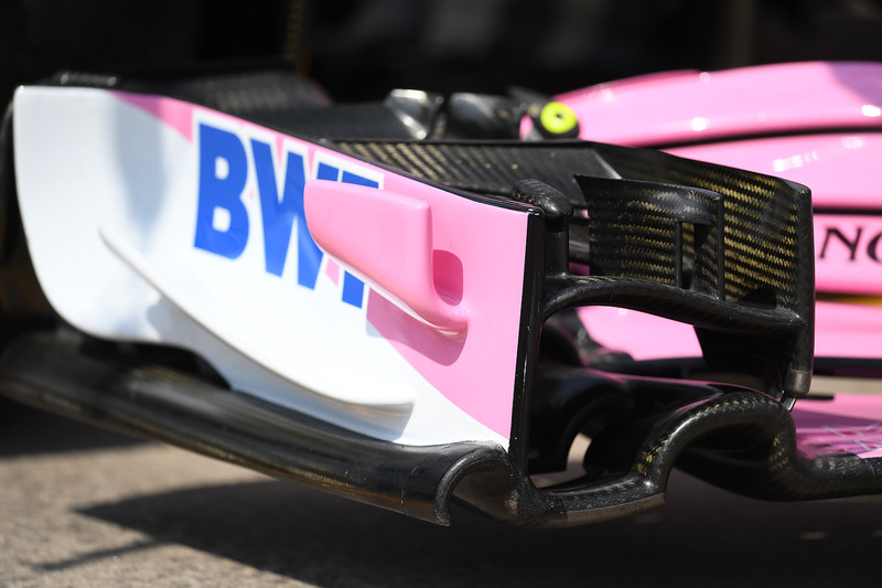 Force India VJM11 front wing detail