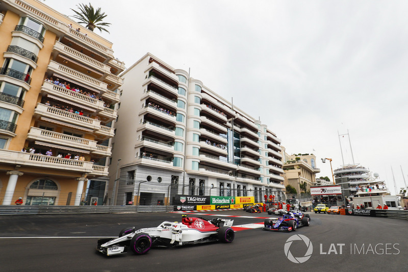 Ausfall: Charles Leclerc, Sauber C37