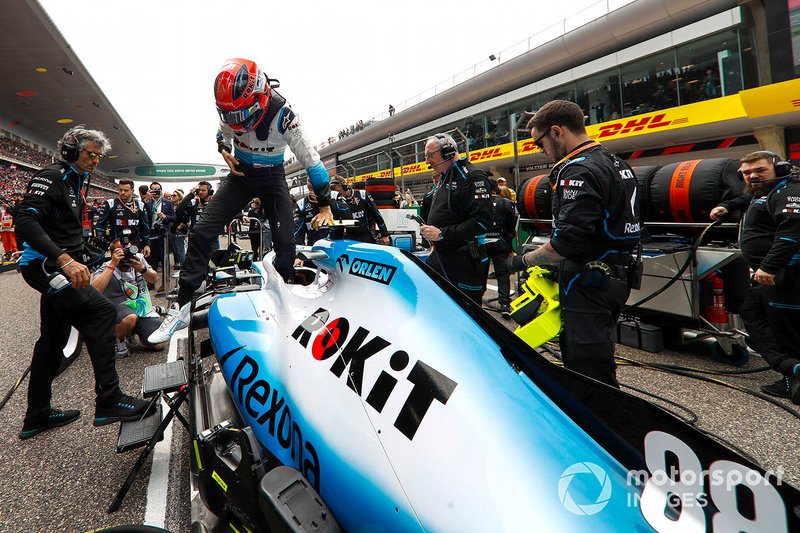 Robert Kubica, Williams Racing, sur la grille