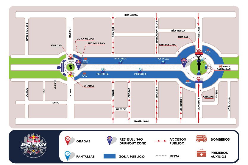 Mapa Show Run CDMX 2021