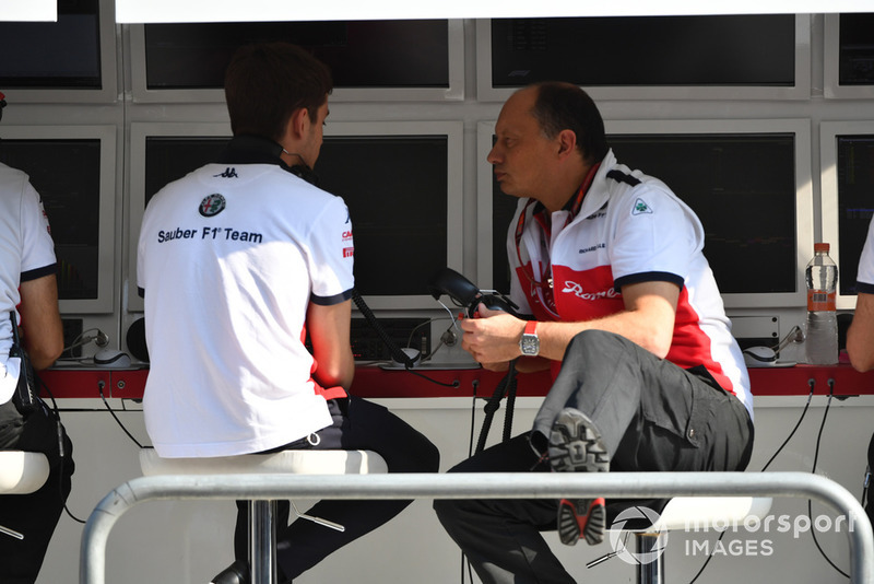 Charles Leclerc, Sauber és Frederic Vasseur, Sauber