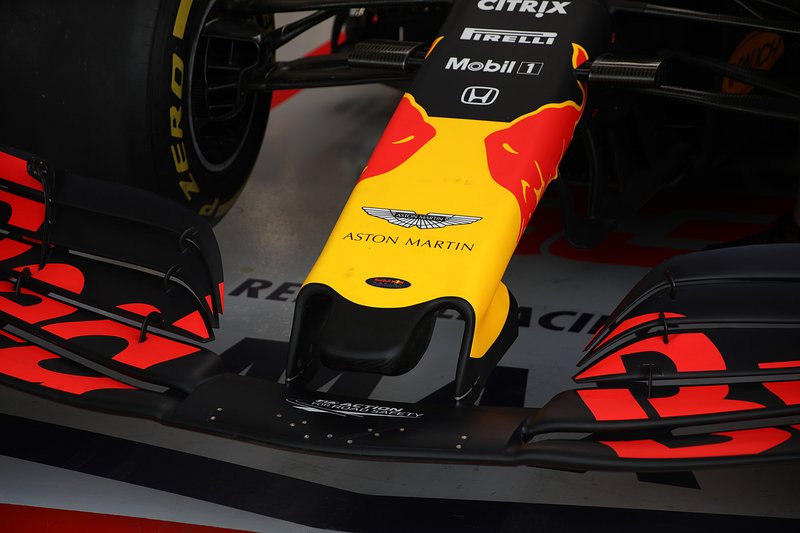 L'aileron avant de la Red Bull Racing RB15