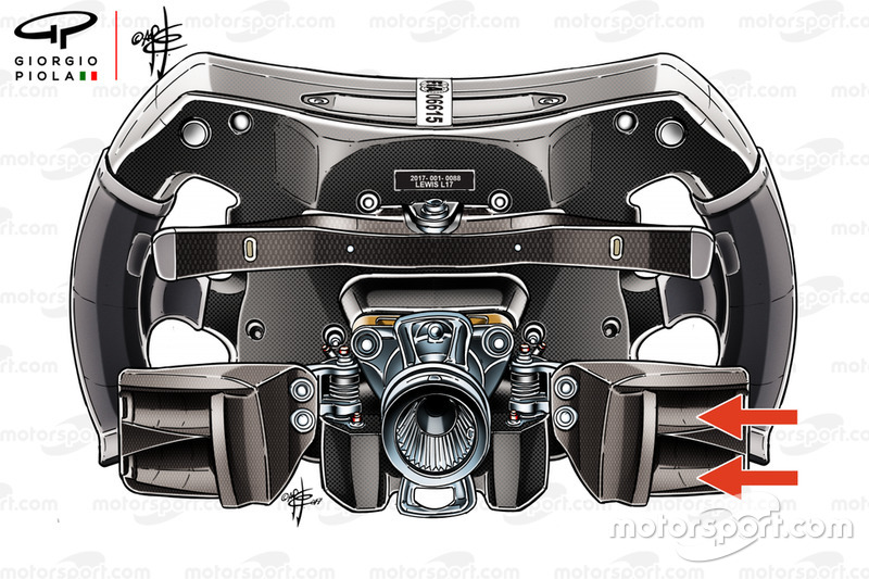 Volante del Mercedes AMG F1 W08 de Lewis Hamilton