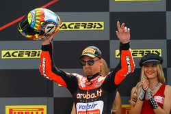 Podium: Chaz Davies, Aruba.it Racing-Ducati SBK Team