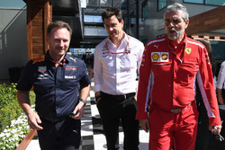 Christian Horner, Red Bull Racing Takım Patronu, Toto Wolff, Mercedes AMG F1 Motorsporları Direktörü
